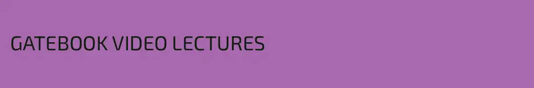 GATEBOOK VIDEO LECTURES